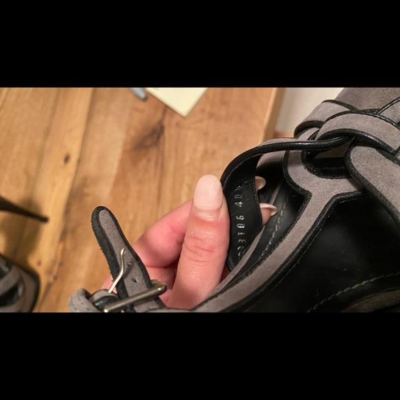 Beautiful tribute high heels suede grey size 40.5 - Picture 4 of 4